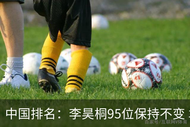 中国排名：李昊桐95位保持不变 袁也淳金子豪上升